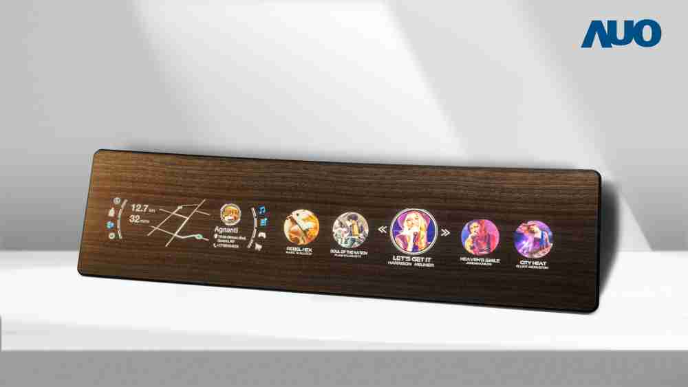 JDB电子研发全球最高穿透度达80%的AmLED木纹显示器，，可于使用时呈现高亮度、、、、清晰可见的信息，，，，并在不使用时回归为单纯的饰板，，，，节能兼具美观