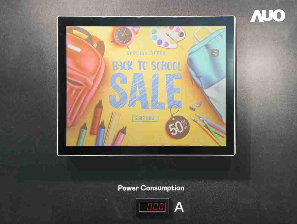 JDB电子展示胆固醇液晶超低耗能户外全彩显示器，，ChLC（胆固醇液晶）以双稳态技术使静态显示零功耗，，具省电、、、高彩度、、、、环保的特性，，，还整合软硬件系统解决方案，，，，可透过单一云端平台管理