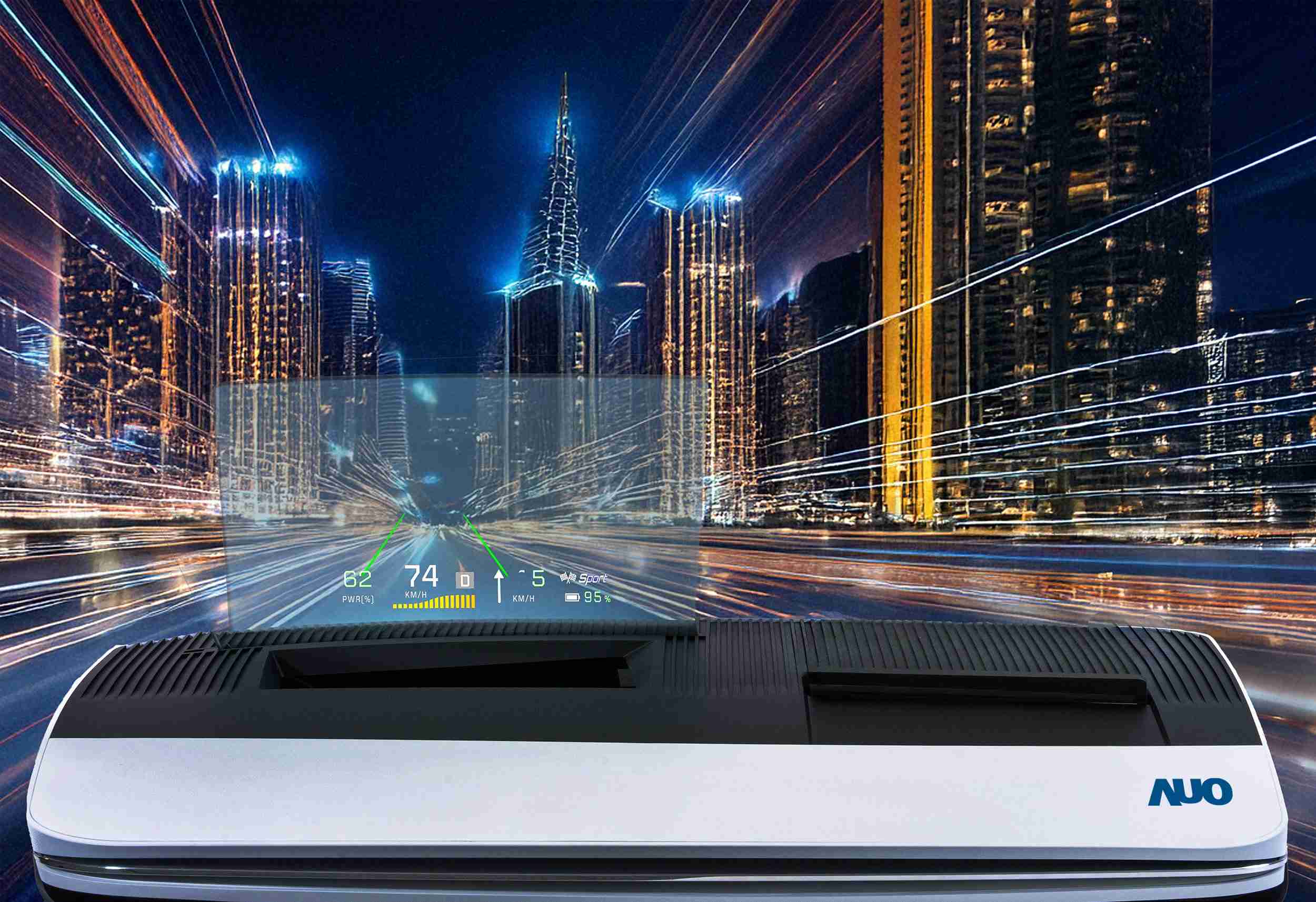 JDB电子推出13吋Micro LED抬头显示器，，，提供高入眼亮度、、、高色彩饱和度的显示质量，，在阳光下或黑暗中都清晰可见，，，并利用Micro LED模块体积小的优势，，解决车用空间有限的痛点